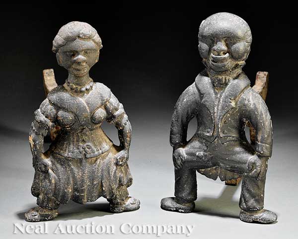 A Pair of American Cast Iron Figural 141bf0