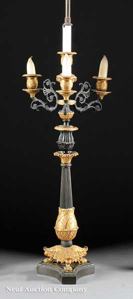 A French Empire Gilt and Patinated 141c98