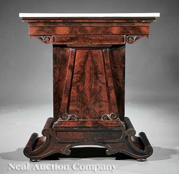 An American Classical Carved Mahogany 141cfa