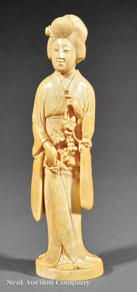 An Antique Japanese Carved Ivory
