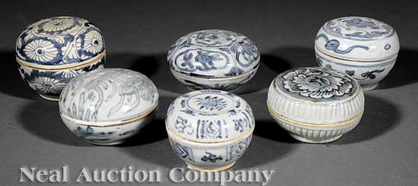 A Group of Six Antique Chinese