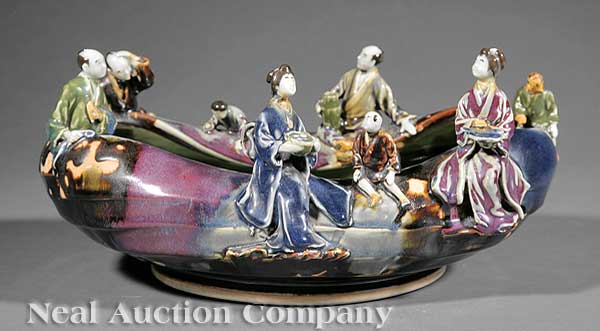 A Japanese Sumida Ware Figural 141f0c