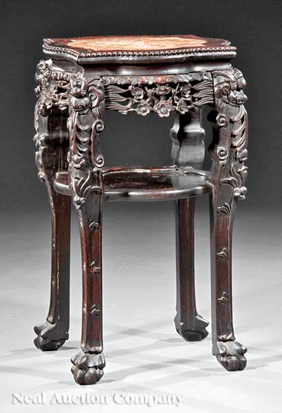 A Chinese Carved Hardwood Stand 141f0f