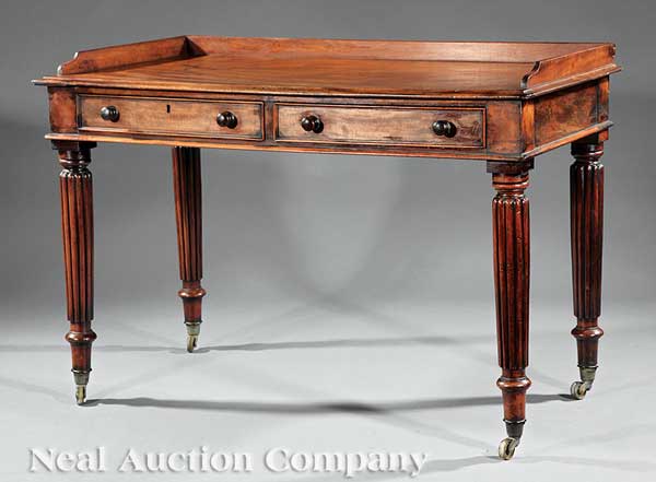 A William IV Carved Mahogany Writing 141f2a