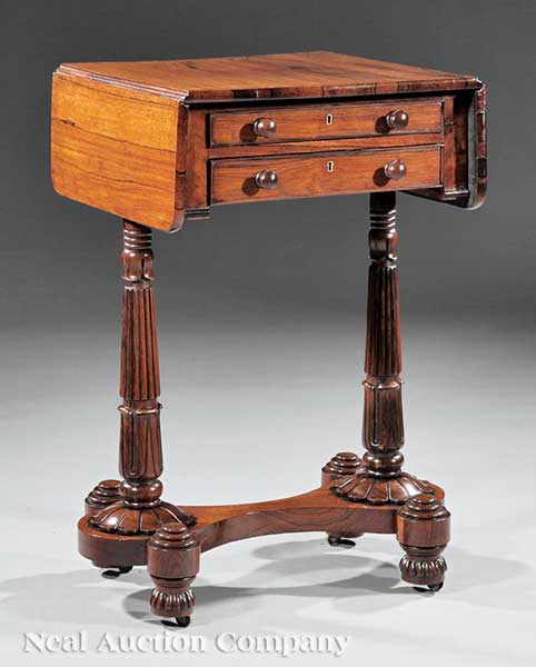 A Fine Regency Carved Rosewood Work