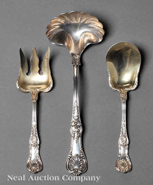 A Tiffany English King Pattern Sterling