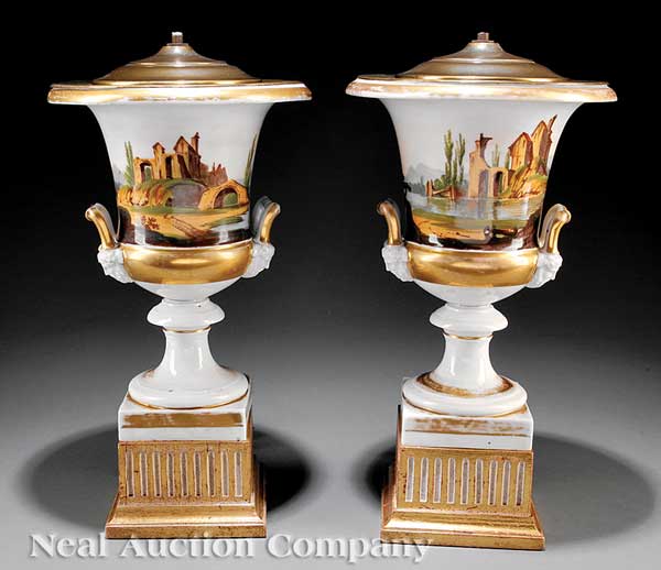 A Pair of Paris Porcelain Gilt 141f96