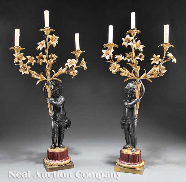 A Pair of Napoleon III Patinated 141f9f