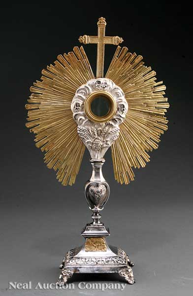 A Gilt and Argent Monstrance 141fa3