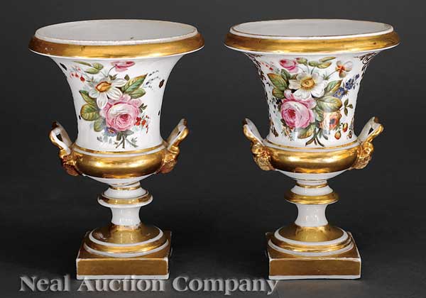 A Pair of French Painted Porcelain 141fef