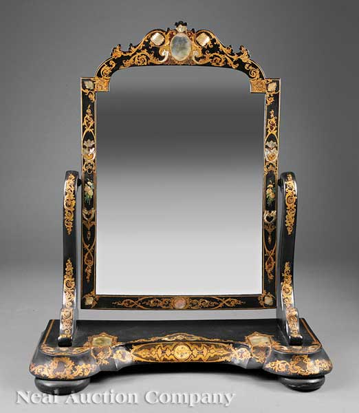 A Good English Victorian Lacquered 141fed