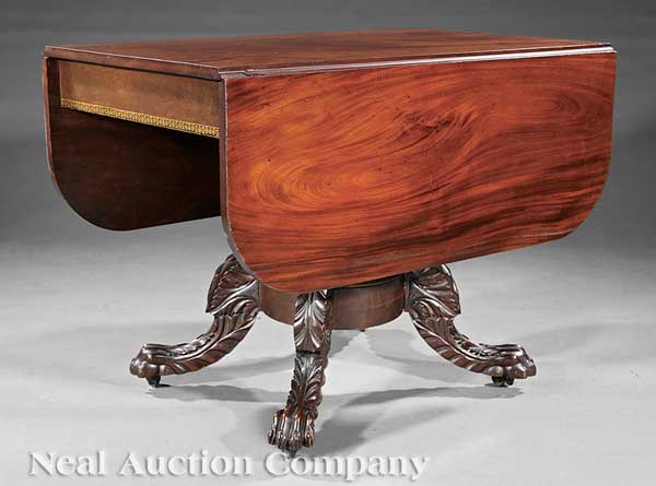 An American Classical Carved Mahogany 142003