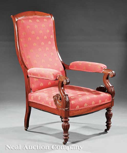 An American Classical Carved Mahogany 14208f