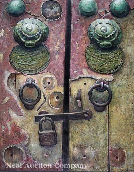 Chinese School 20th c. "Locked