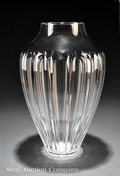 A Large Baluster-Form Cut Glass