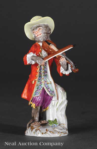 A Meissen Polychrome Porcelain 1421df