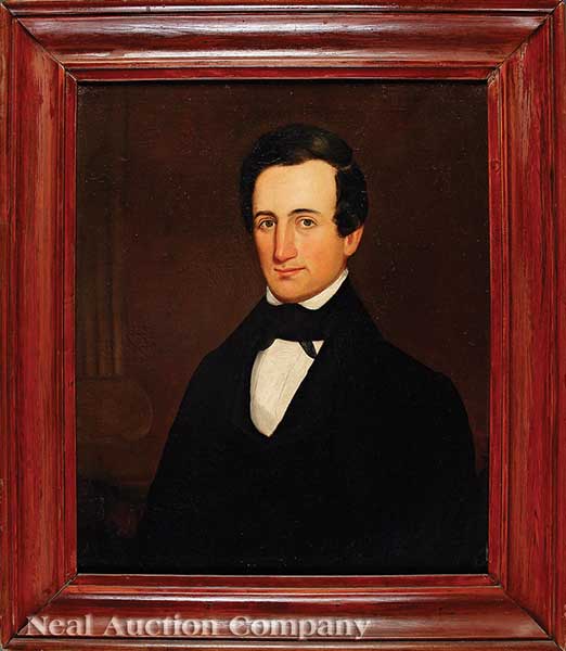 Southern School 19th c. Portrait of