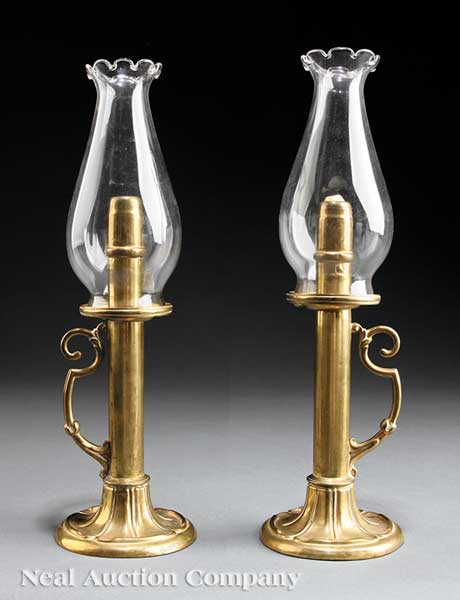 A Pair of American or English Brass 142220