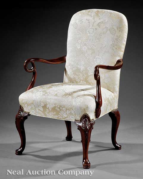 An Antique Queen Anne Style Carved 142261