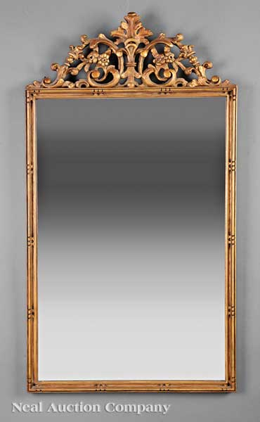 A Rococo-Style Gilt Mirror elaborate