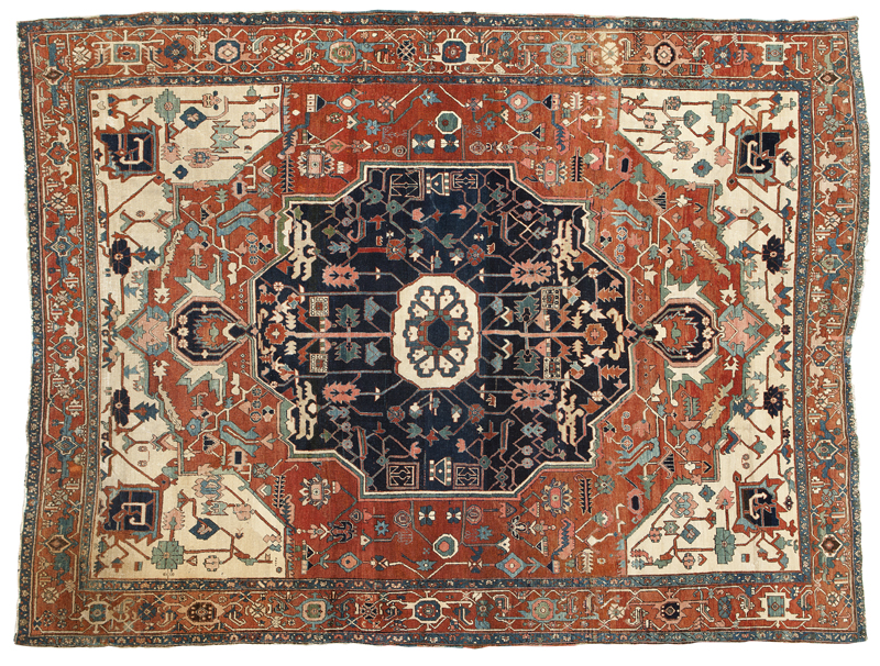 A Persian Heriz rug Late 19th  142331