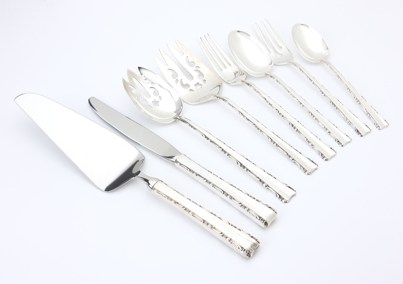 A sterling silver flatware service