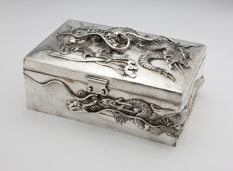 A Japanese Meiji Period silver 14237a