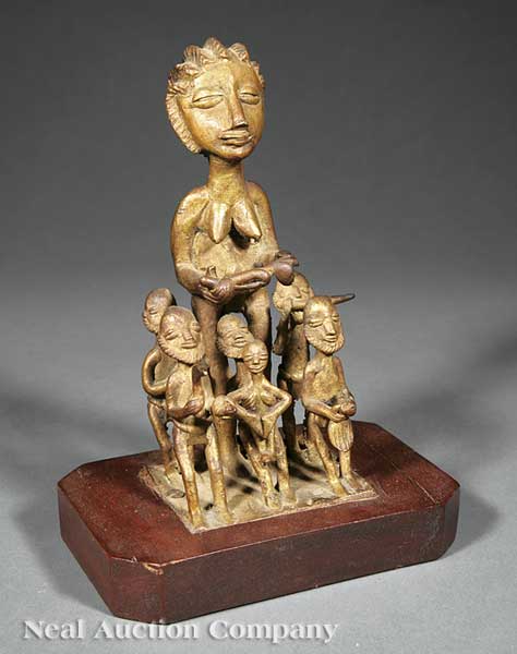 A Nigerian Yoruba Bronze Ogboni