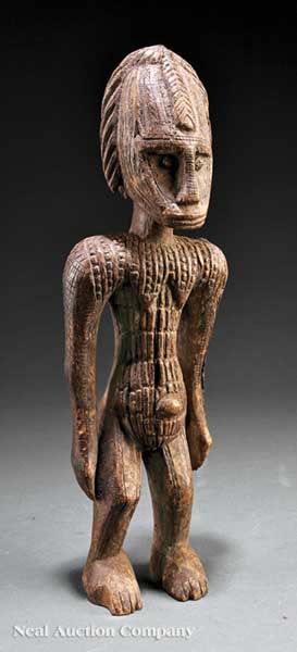 A Mali Bamana Carved Wood Figure 13fd5f