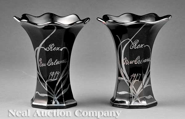  Mardi Gras a pair of Rex vase 13fda5