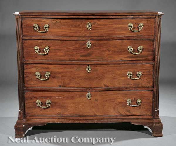 A George III Carved Mahogany Chest