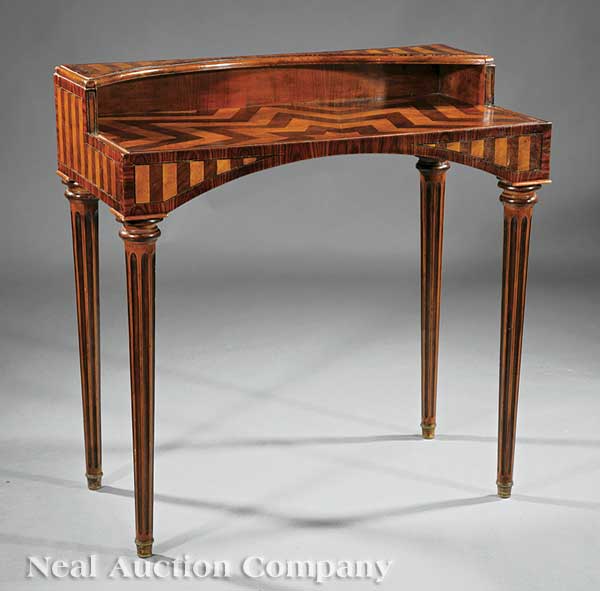 An Antique Continental Rosewood and