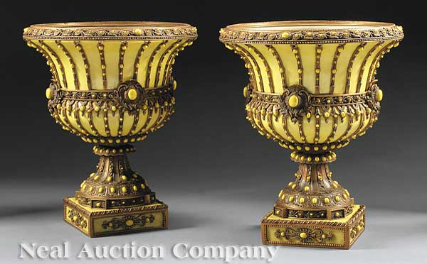 A Pair of Neoclassical-Style "Jaune
