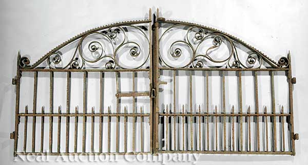 A Pair of Antique American Wrought