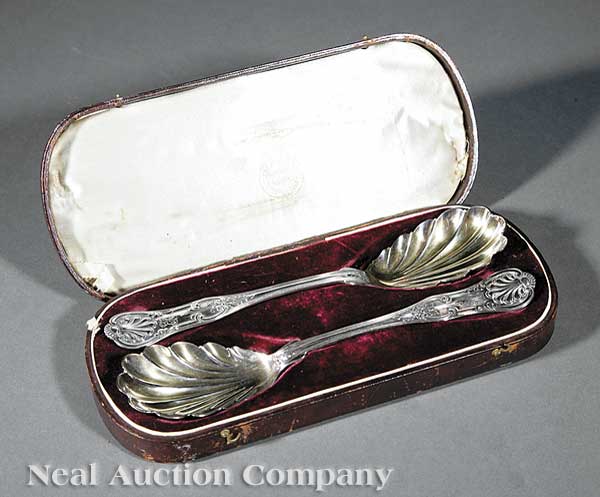 A Cased Pair of American Silver 13fed4
