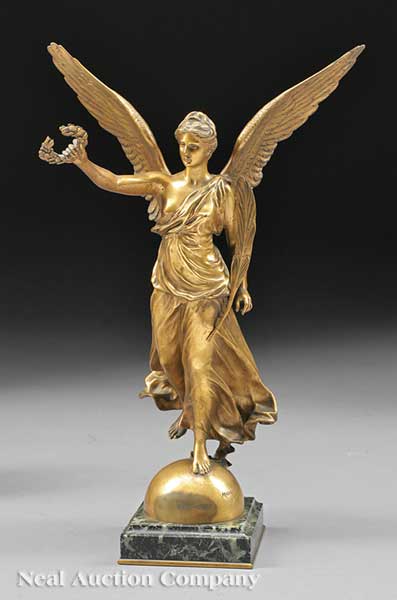A French Gilt Bronze Allegorical 1400db