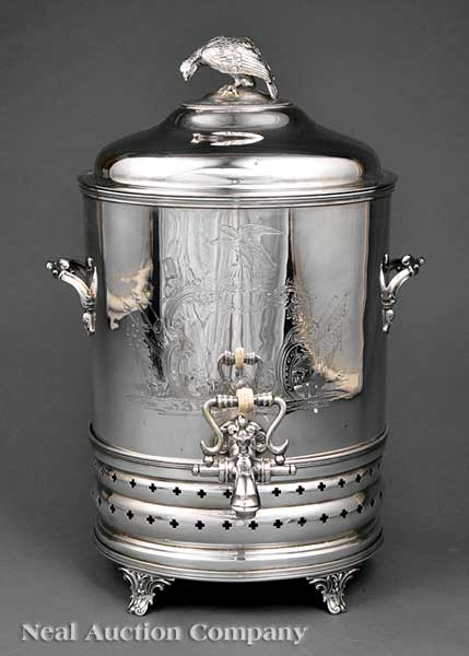 A Handsome Antique Silverplate