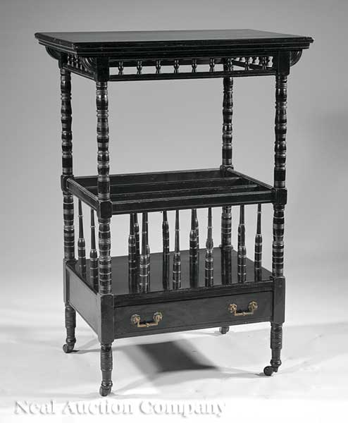 An English Arts and Crafts Ebonized