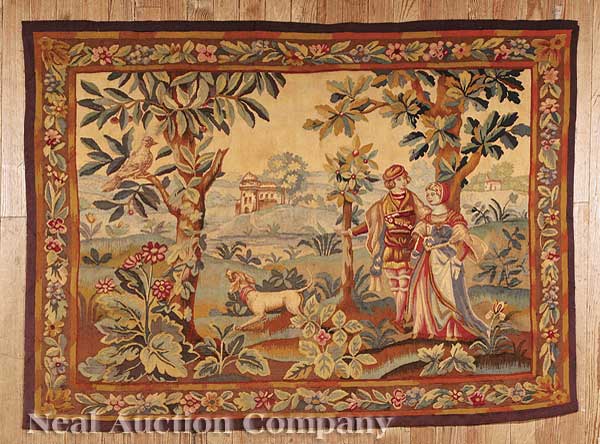 An Antique French or Flemish Verdure 1401f8