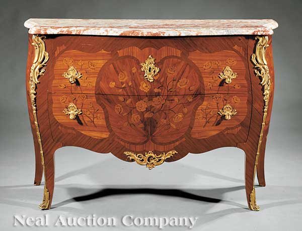 A Louis XV-Style Kingwood Parquetry