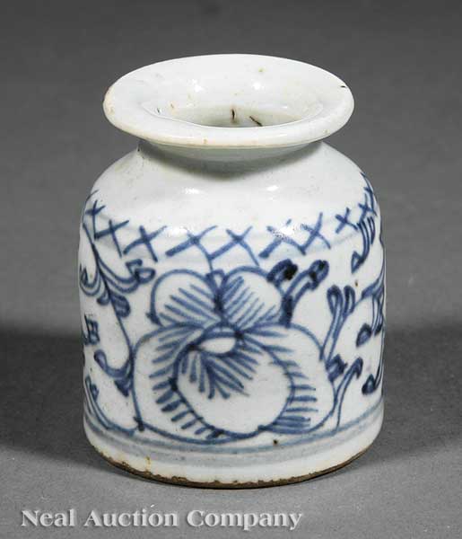 An Antique Chinese Blue and White