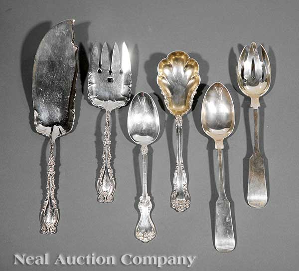 A Group of American Victorian Sterling