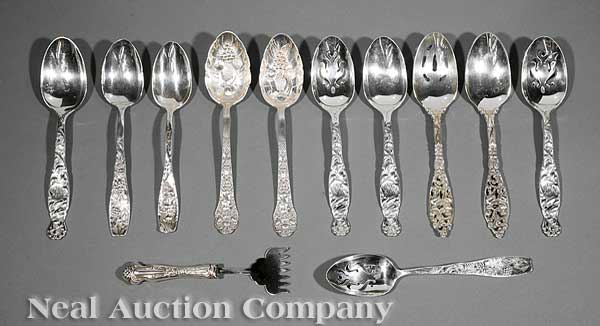 A Group of American Victorian Sterling