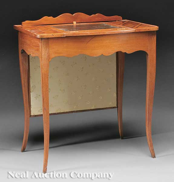 A Louis XVI Inlaid Fruitwood Table 1402fb