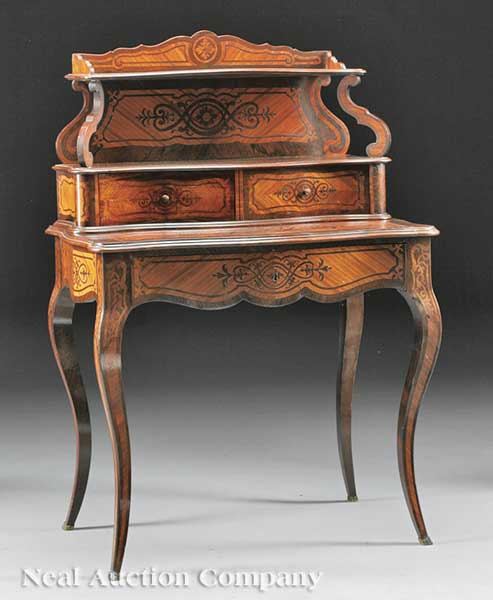 An Antique French Marquetry and 140340