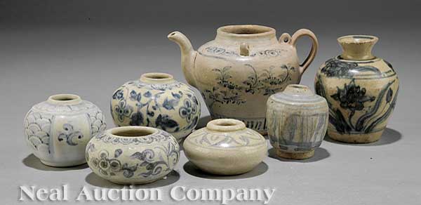 A Group of Seven Antique Chinese