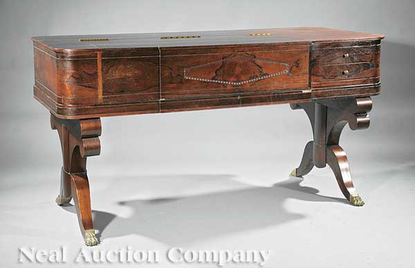 An American Rosewood Spinet Desk 140399