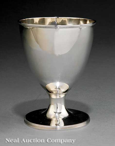 A George III Sterling Silver Goblet 14047e
