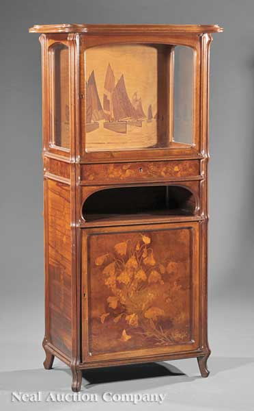 A Fine Emile Gall Marquetry Inlaid 140512