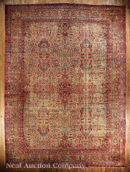 A Palace Size Antique Kerman Carpet 14051f